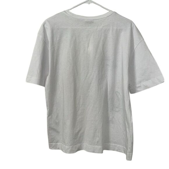 Zara White Embroidery T-shirt(Size Small) - Picture 4 of 7